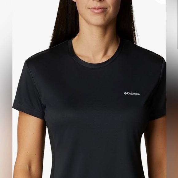 Columbia Omni wick top in teal blue. Size XS - Picture 6 of 7